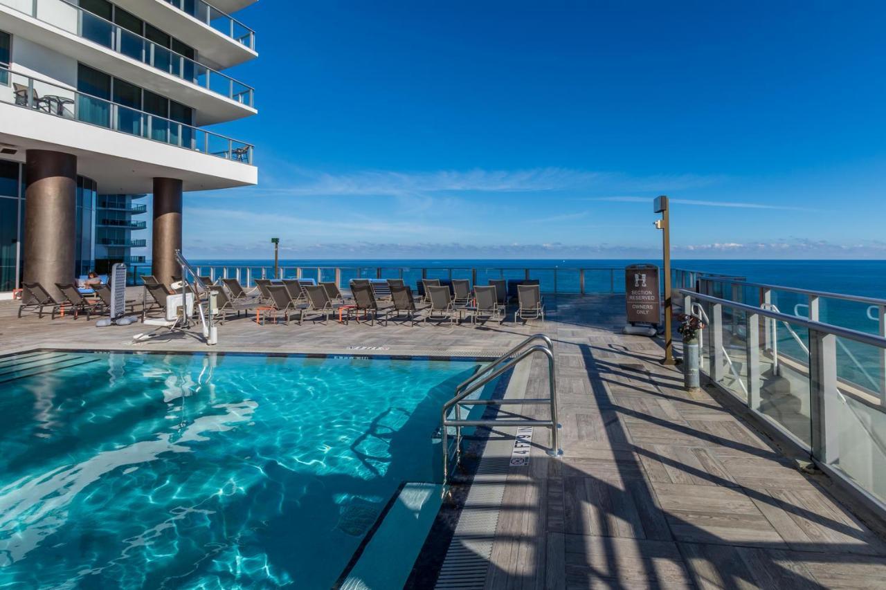 Seashore Resort - 2 Bedroom Right On The Beach Direct Ocean-View With Amenities On The Rooftop Голливуд Экстерьер фото